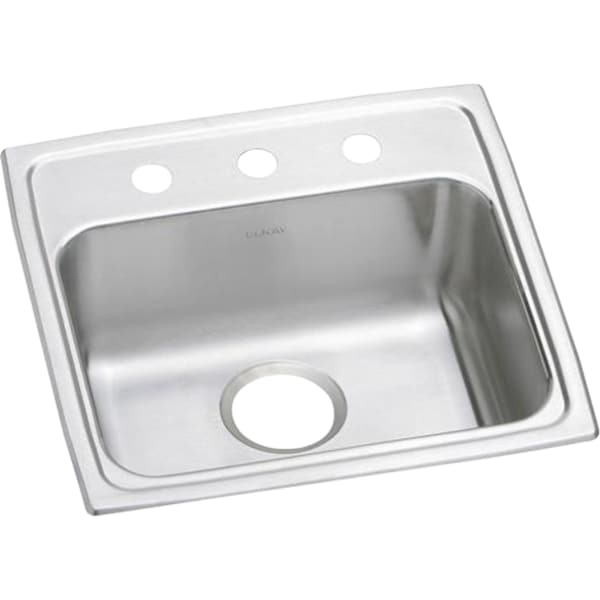 Elkay Kitchen Sink, Top Mount, Stainless steel Finish LRAD1918553 - main